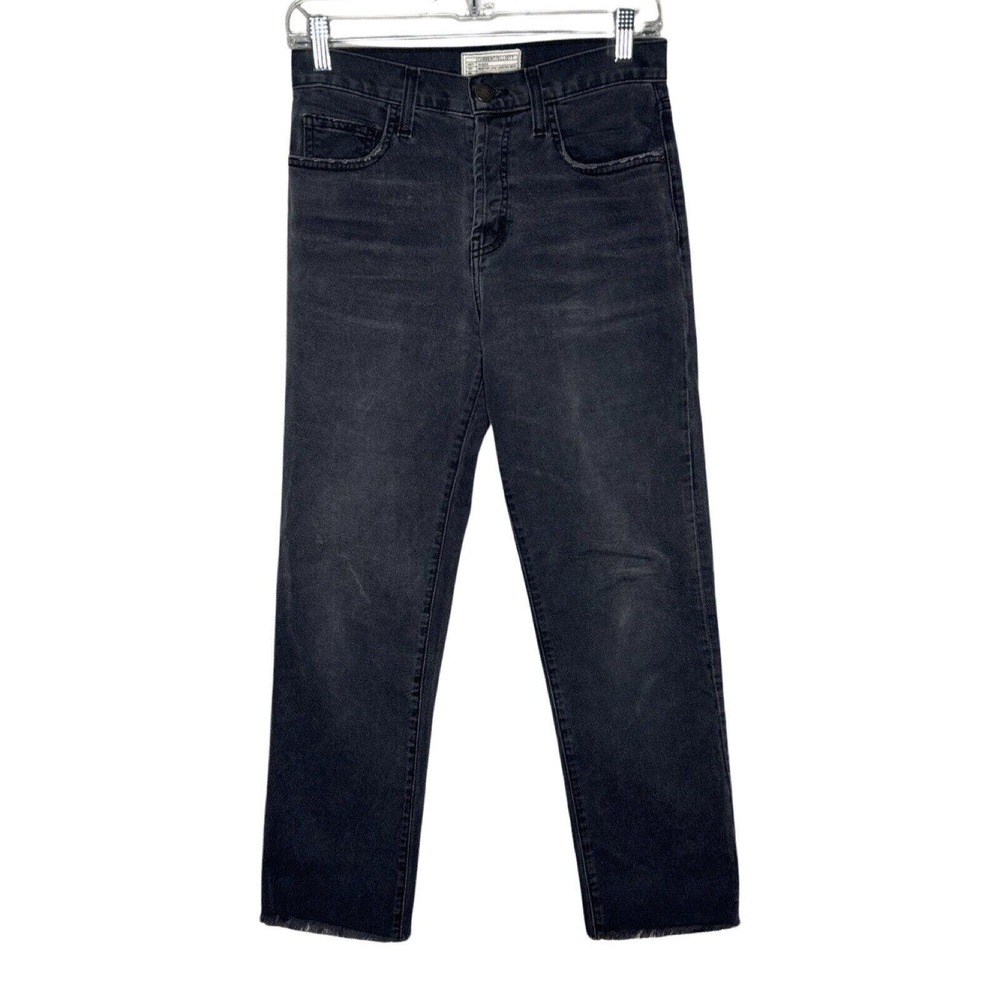 Current Elliott Jeans Womens 2 26"  Edgebrook Black Original Straight Neutral‎